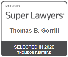 Rated By Super Lawyers | Thomas B. Gorrill | Selected In 2020 Thomson Reuters